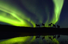 Northern Lights and horses in Iceland_GJ